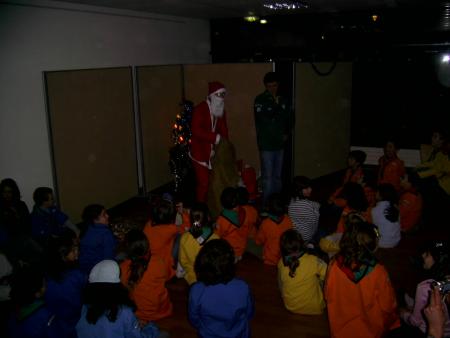 le p�re noel chez les scouts!